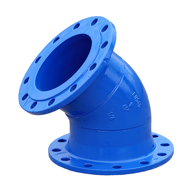 Ductile flange for portable water