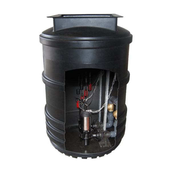 Mini sewage wastewater pump station