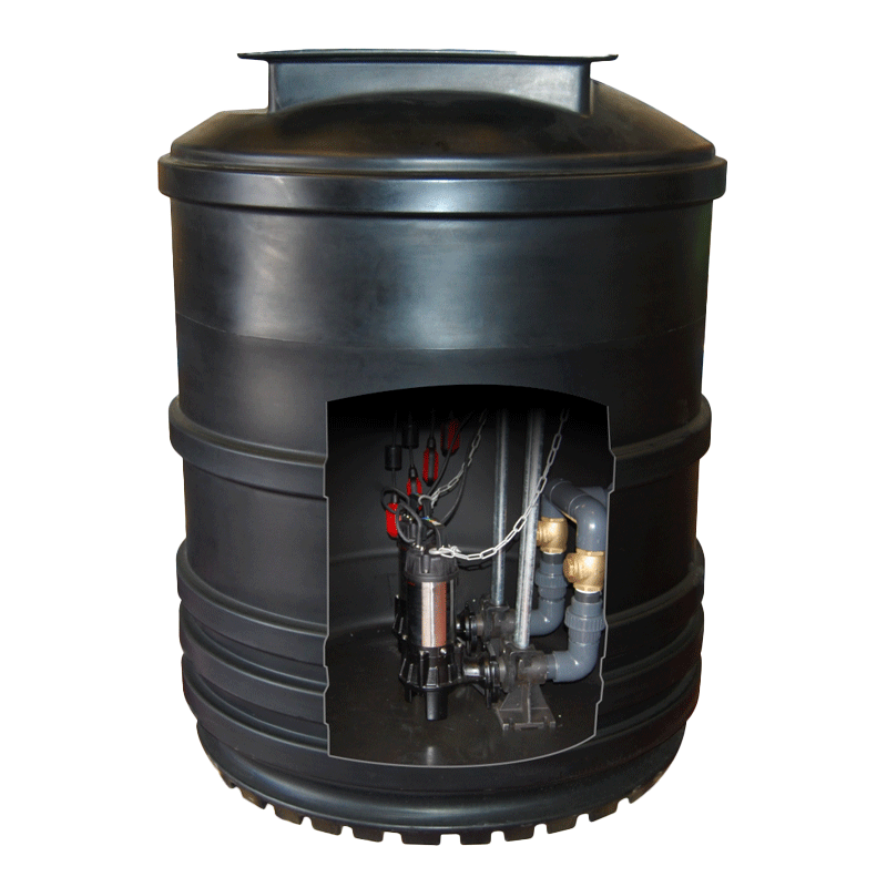Twin Maxi 1.5mØ Sewage Pumping Station (1500mm X 2000mm)